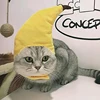 Funny Cute Pet Cat Costume Banana Cap Hat For Cat Dog