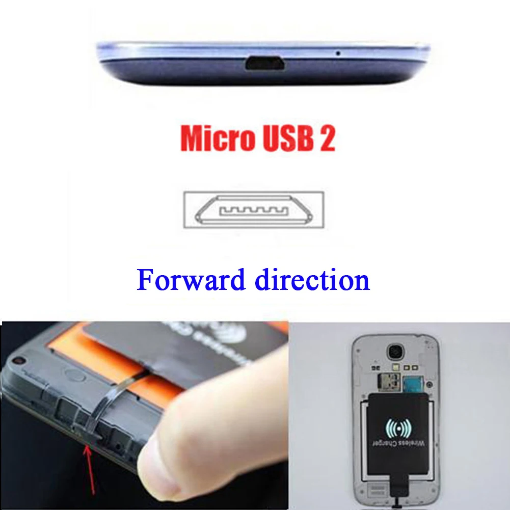 Дорожный мобильный телефон домашний Тип C Micro USB модуль беспроводного зарядного устройства адаптер Smart Qi приемник Универсальный портативный для Apple