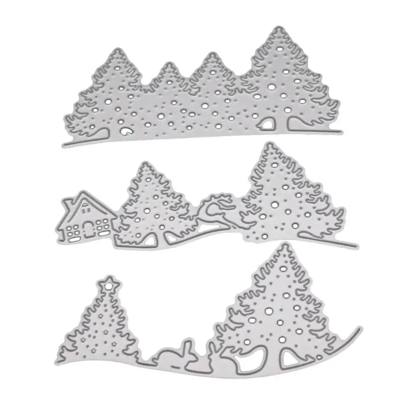 

Drop Ship&Wholesale Forest Metal Cutting Dies Stencil DIY Scrapbooking Album Stamp Paper Card Embossing Craft Decor Aug. 25