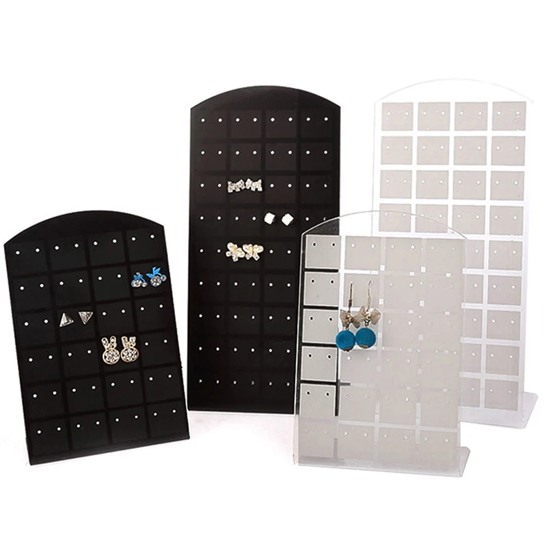 1Pcs 48 Hole Earring Display Stand Or Convenient Jewelry Holder Show Case Tool