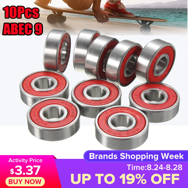 プロ 10 個abec 7 608rsスケートスクータースケートボードの車輪スペアベアリングボールローラー最高精度シャフト Precision Shaft Shaft Bearingshaft Wheel Aliexpress プロ 10 個abec 7 608rsスケートスクータースケートボードの車輪スペアベアリングボールローラー最高精度シャフト Precision Shaft Shaft Bearingshaft Wheel Aliexpress