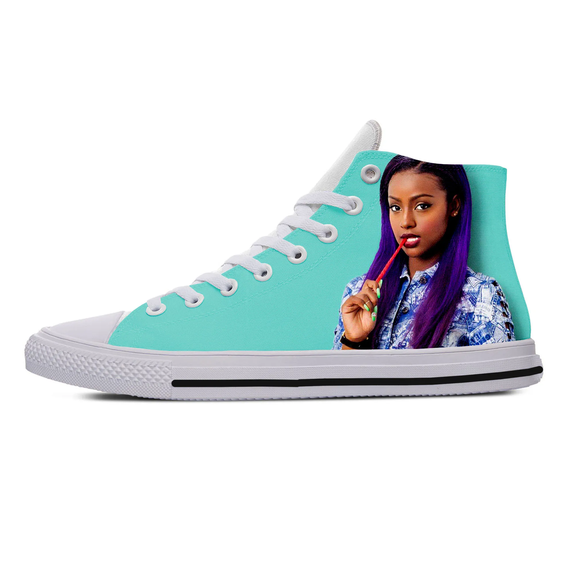 Кроссовки высокие для мужчин и женщин повседневная обувь с 3D-принтом Джастина