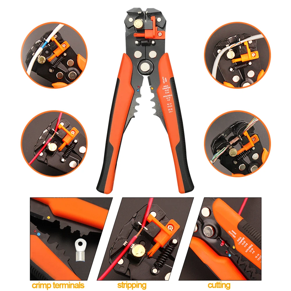 sn-48b 8 jaws toolkit crimper crimping tool for 2.54/XH2.54/5557/2.8/4.8/6.3/ tube terminal ect. wire stripper hand tool pliers
