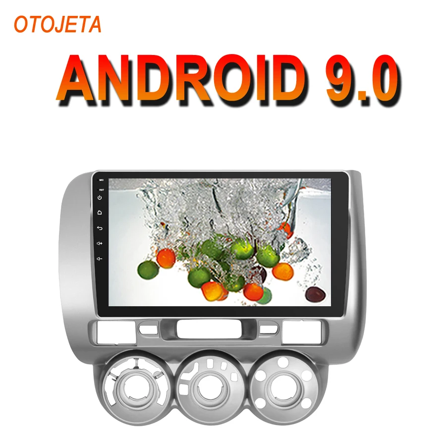 OTOJETA Android 9,0 2.5D экран автомобиля радио плеер для Honda FIT JAZZ RHD 06-08 bluetooth Мультимедиа Стерео gps Navi магнитофон