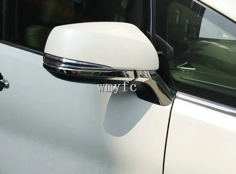 Авто аксессуар для Toyota Alphard/Vellfire AH30- Бортовая дверь ABS зеркало заднего вида полосы крышка отделка яркое серебро