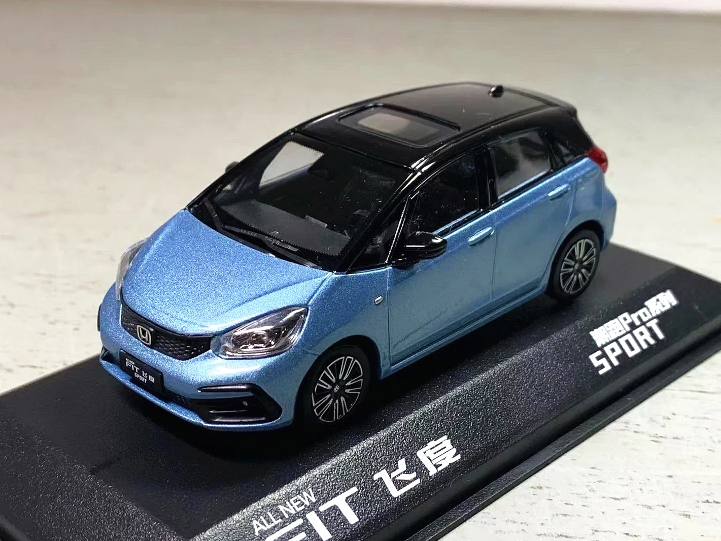 

1/40 Scale Honda Fit Sport 2021 Blue Diecast Car Model Toy Collection Gift NIB