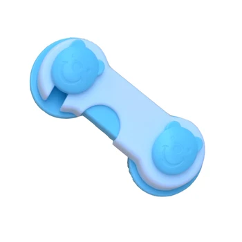 

6Pcs/lot New Environmentally Friendly Baby Safety Locks Unlock / Lock The Cabinet / Drawer / Refrigerator Lock