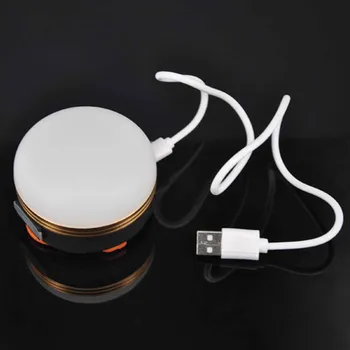 

HOT Porotable Rechargeable Camping Lights With a flexible Handle Outdoor Flashlight Tents Light