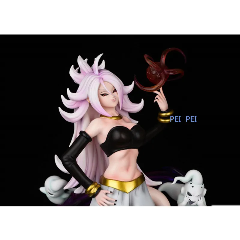 Аниме статуя Dragon Ball Android 21 GK полноразмерный портрет 28 см резиновая фигурка героя Коллекционная модель игрушечная коробка Q999