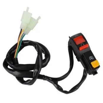 

TDPRO Motorcycle Male Plug Kill Stop Starter Switch + Start Button for 50cc 110 125 150 200 250cc Electric Start Pit Dirt Bike