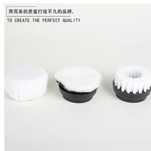 Электрическая машинка для чистки обуви, портативная перезаряжаемая/батарея для удаления пыли, полировка воском, 5 щеточных головок, переключатель в одно касание