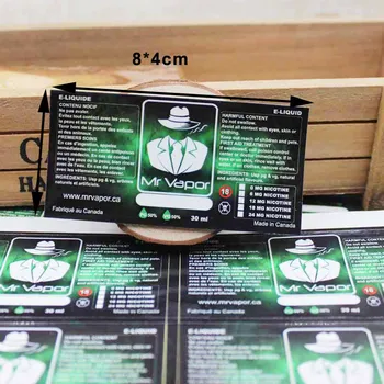 

4*8cm retangular self adhesive sticker label products glossy lamination label for gifts/candy faovrs custom logo 1000pcs