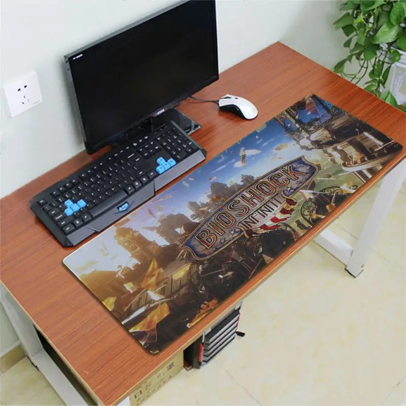 Lock Edge 40X90cm Babaite забавные игровые коврики Bioshock Infinite gamer, резиновый коврик для мыши, компьютерный игровой коврик - Цвет: Lock Edge 40X90cm