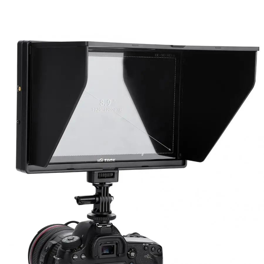 VILTROX DC-90HD 8," 1920*1200 HD IPS на тонкопленочном транзисторе ЖК-монитор HDMI вход выход AV вход для Canon Nikon sony DSLR камера монитор