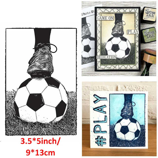 Clear Silicone Stamps Retro Cars Round Label Tag Number Puzzle Football Guitar Wolf Flowers Background DIY Cards 2021 New 12