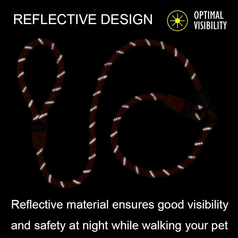 MySudui Pet Dog Leash Collar For Dogs Dogness Reflective Adjustable Dog Leash Rope Dog Lead Collar Rope Coleira Collare Cane (4)