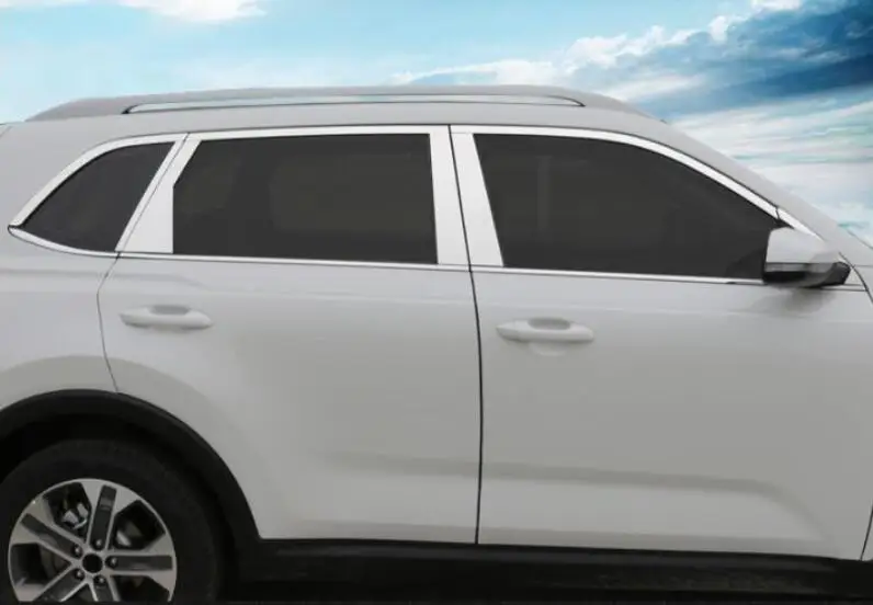 Подходит для 18 нового поколения для kia Sportage, отделка окна автомобиля, Специальная отделка дверей из нержавеющей стали, аксессуары