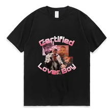 

Certified Lover Boy Album T Shirt Men's Clothing Hip Hop Rapper Drake Boys T-shirt Unisex Lil Baby Clothing Travis Scott Tees