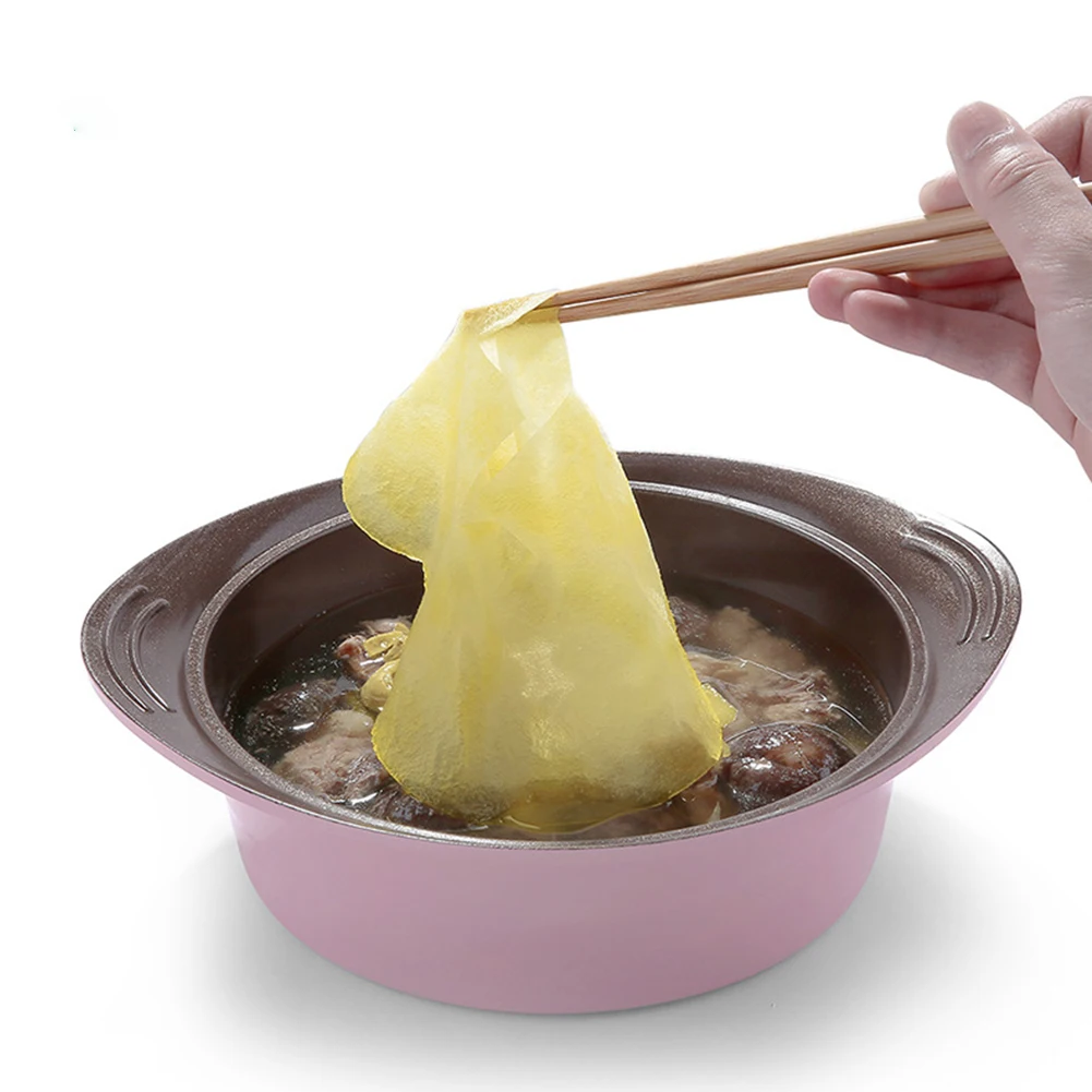 12 шт., инструмент для приготовления супа, Профессиональная кухонная пищевая круглая плавающая пена, для ресторана, впитывающая масло бумага, домашний здоровый фильтр, нетоксичный