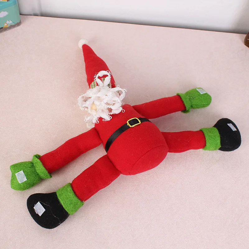 1 Pc New Year Bottle Set Cover Santa Snowman Doll Wine Bottle Cap Restaurant Festival Party Decor Christmas Decorations For Home - Color: Santa