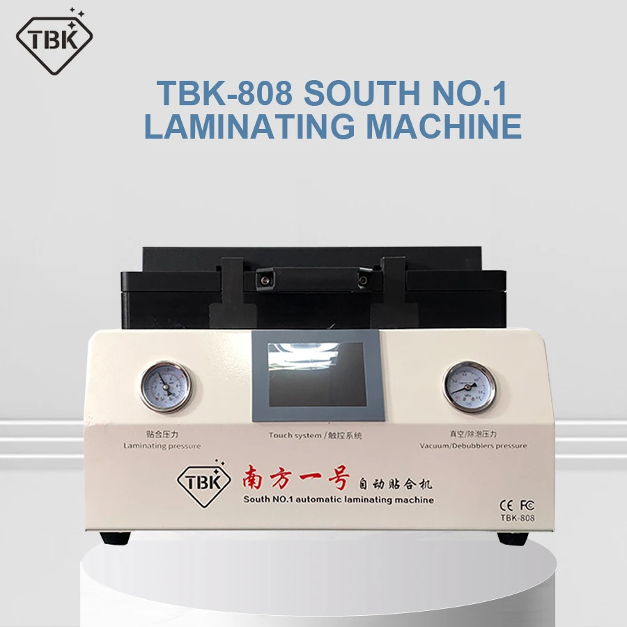 TBK-808 12 дюймов изогнутый экран вакуумное ламинирование и прибор для устранения пузырьков ламинатор и Debubbler для ЖК-дисплея ремонт экрана