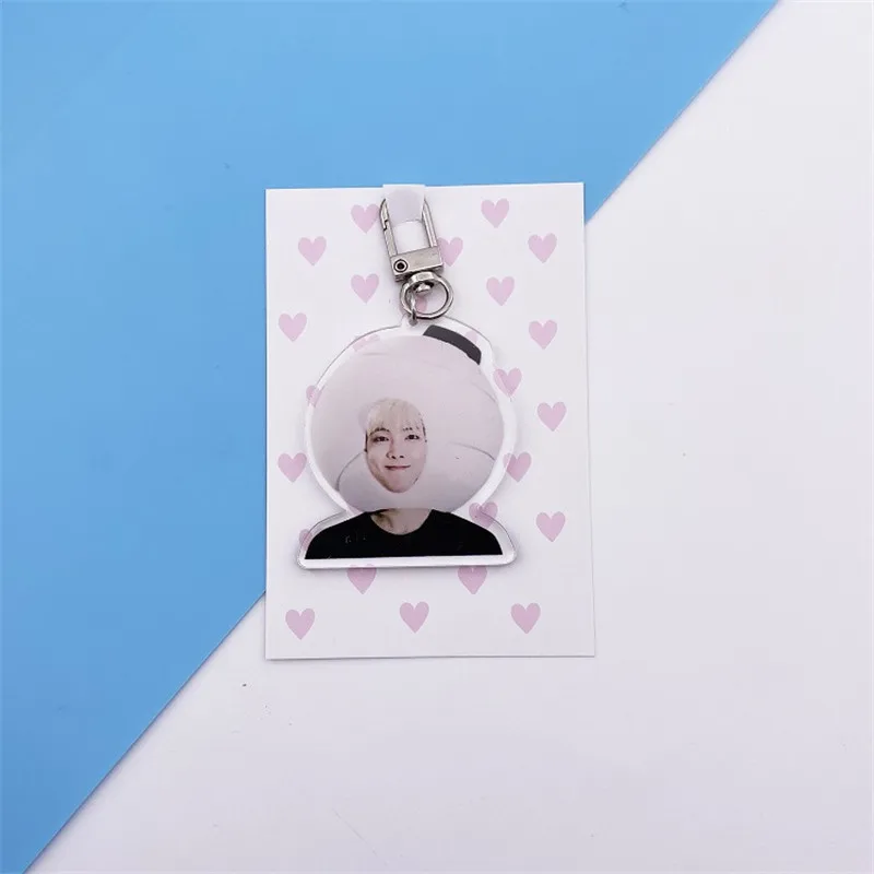 Kpop Bangtan мальчики карта душа Persona Мальчики с Luv крови пот слезы фото брелок милый брелок JIMIN JIN SUGA JUNG KOOK - Цвет: RM