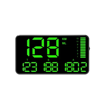 

Overspeed Alarm Gift Car Clock Mileage Universal Digital Head Up Display Trucks Large Screen GPS Multifunction Speedometer