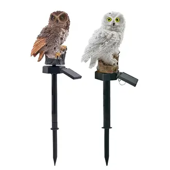 

Owl Solar Light With Solar LED Panel Waterproof IP65 Outdoor Solar Powered Led Path Lawn Yard Garden Lamps Home Garden Decor