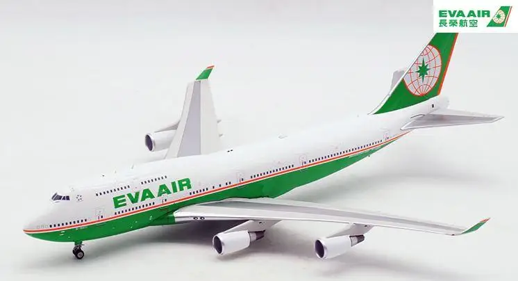 Inflight EVA AIR BOEING 747 B-16411 1/200 литье под давлением модель самолета