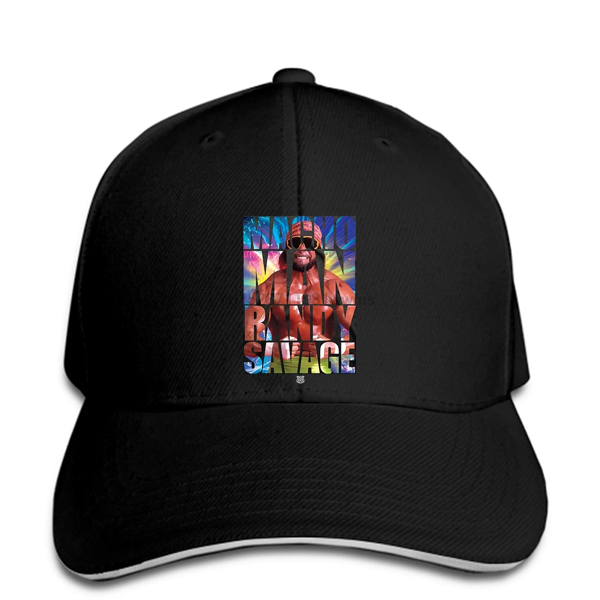 Мужская большая неоновая бейсбольная кепка для мужчин Randy Savage snapback
