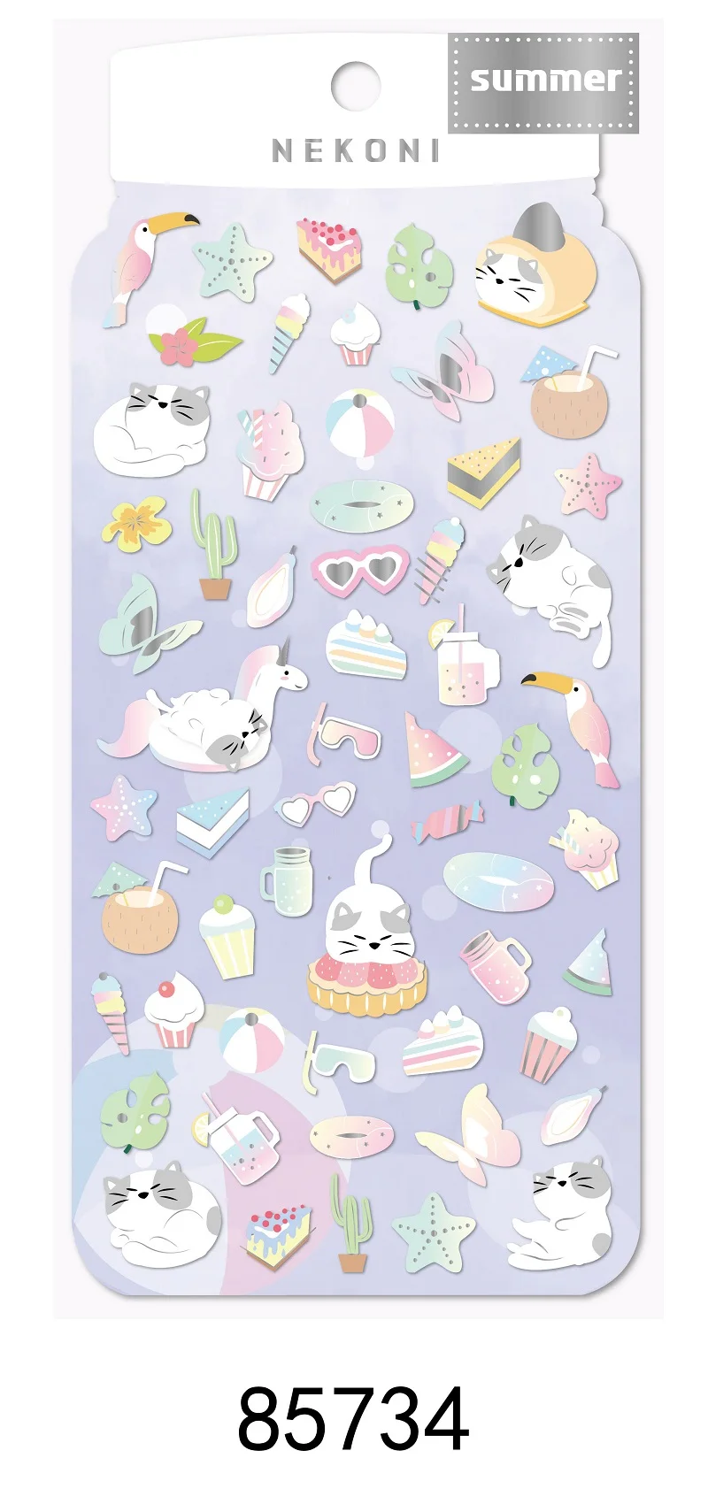 18 шт/лот животное мороженое Kawaii пуля журнал самолет декоративные канцелярские наклейки Скрапбукинг DIY Дневник этикетка-наклейка - Цвет: 02