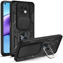 For Xiaomi Redmi 9T Case Shockproof armor Camera Lens Protection Cover Funda Xiaomi Redmi Note 9T 9 T Redmi9T Ring Stand Covers