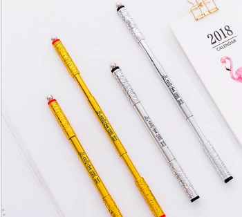 

Wholesale Magic Stick Gel Pen Great Weapon Retractable Neutral Pen 0.5mm 100pcs/Lot Student Stationery GP505