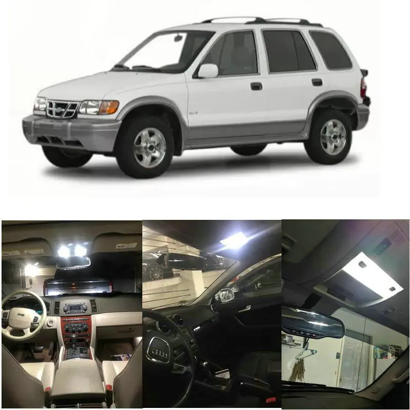 

Interior Led lights For 2001 Kia Sportage Spectra Rio Dome Light Map Light Courtesy Door Light Glove Box Light