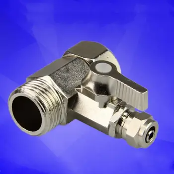 

Metal 1/2'' to 1/4'' Tee Adapter Valve Water Adapter with Shut-off Ball Tee Valve Tap Tee Connector Home Valve Repair Parts