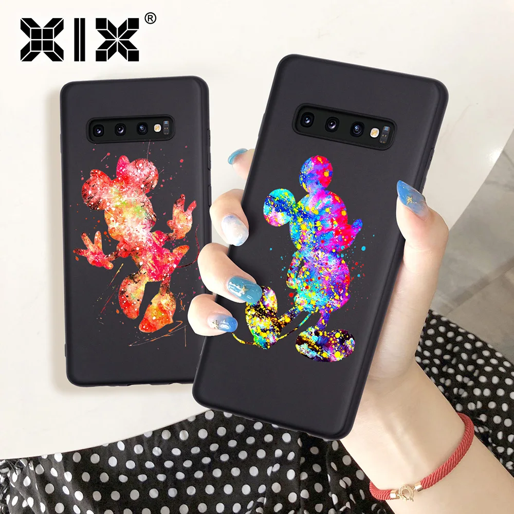 

Soft TPU Cover for Samsung Galaxy S8 Case Art Mouse for Samsung S9 Case Black for Samsung S7 Edge S8 S9 S10e S10 Plus Case
