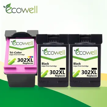 

ECOWELL 302XL replacement for hp 302 XL hp302 Ink Cartridge for hp Deskjet 1110 1111 1112 2130 OfficeJet 5220 5230 5232 printer