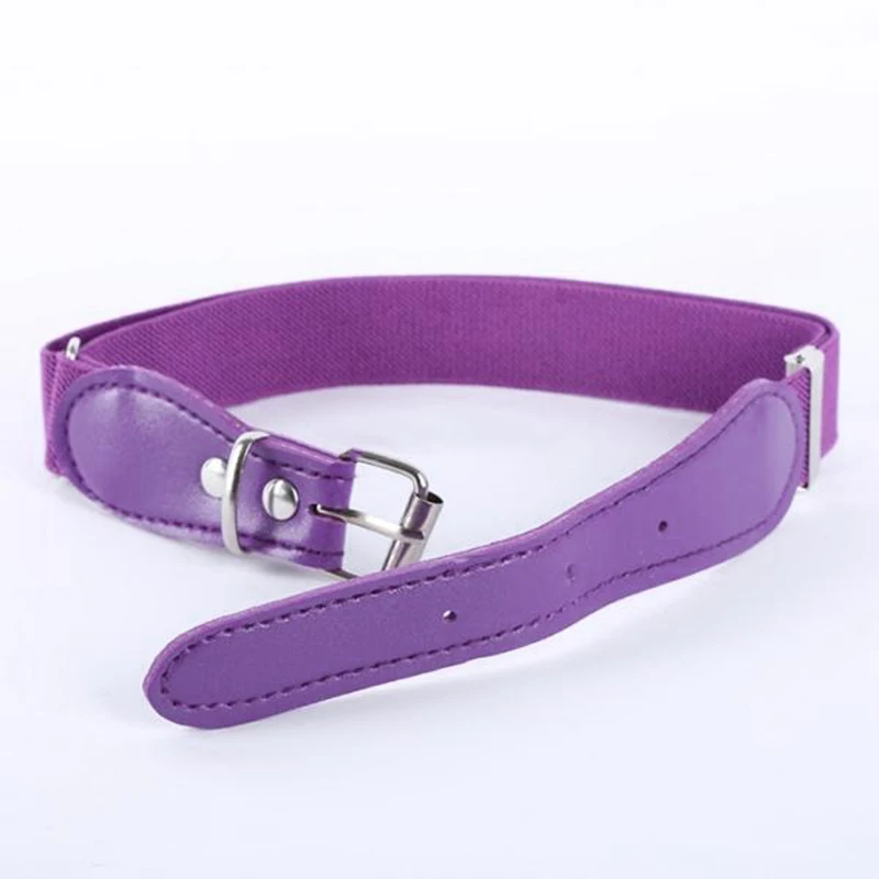 Детские ремни с пряжкой джинсы Брюки эластичным поясом и растягивается