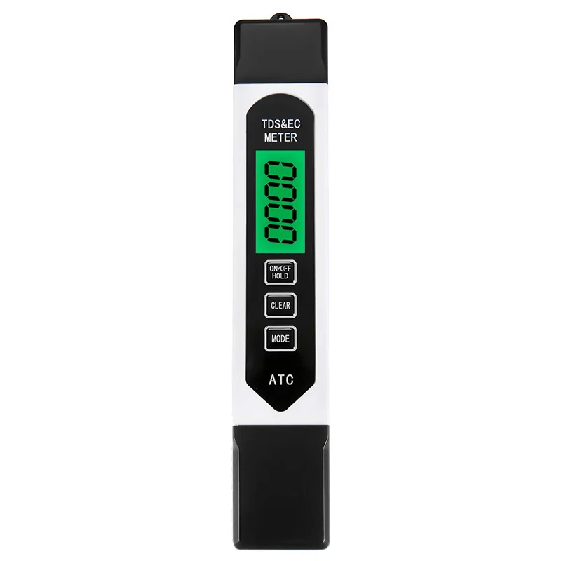 Тестер качества воды 2 в 1 Набор, PH& TDS тестер воды, 0-9990 PPM, EC и измерение температуры