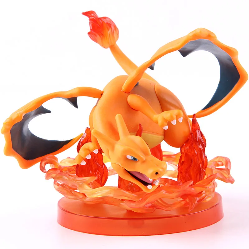 Аниме мультфильм монстр Mewtwo Gengar Charizard Фигурки ПВХ Acrion фигурка Коллекционная модель игрушки