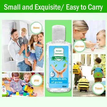 

Disposable Gel Hand Sanitizer Portable Healthy Alcohol Free Portable Gel Cream 60 / 100 ML