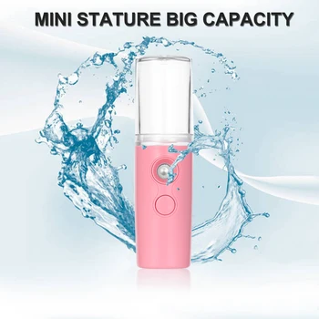 

portable humidifier face spray mist USB Charging Facial Water Injection Machine with Fine Mist for Facial Sprayer Atomizer
