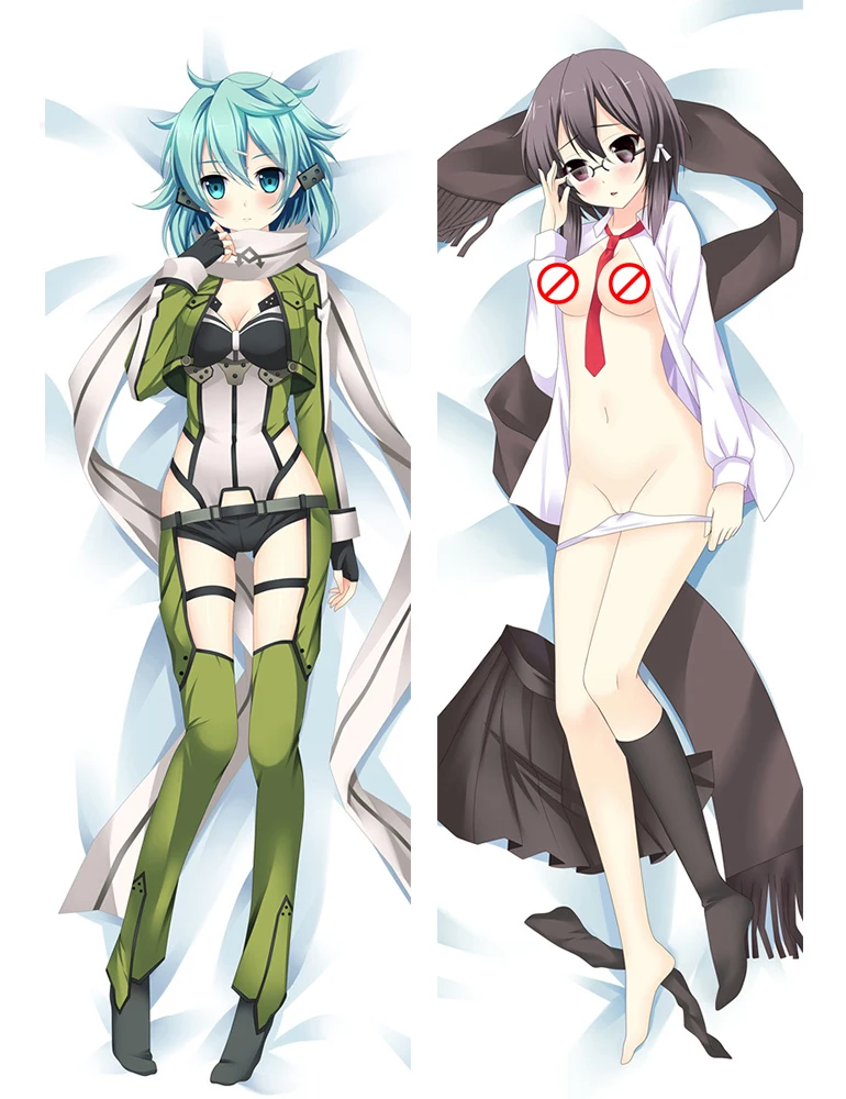 Меч искусство онлайн Сан Юки Asuna Yuuki Kirito waifu японское аниме подушка для тела чехол