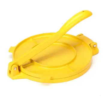 

Foldable 8 Inches Tortilla Press Maker Yellow Aluminum Flour Corn Baking DIY Pie Kitchen Tools Bakeware Accessories Gadgets