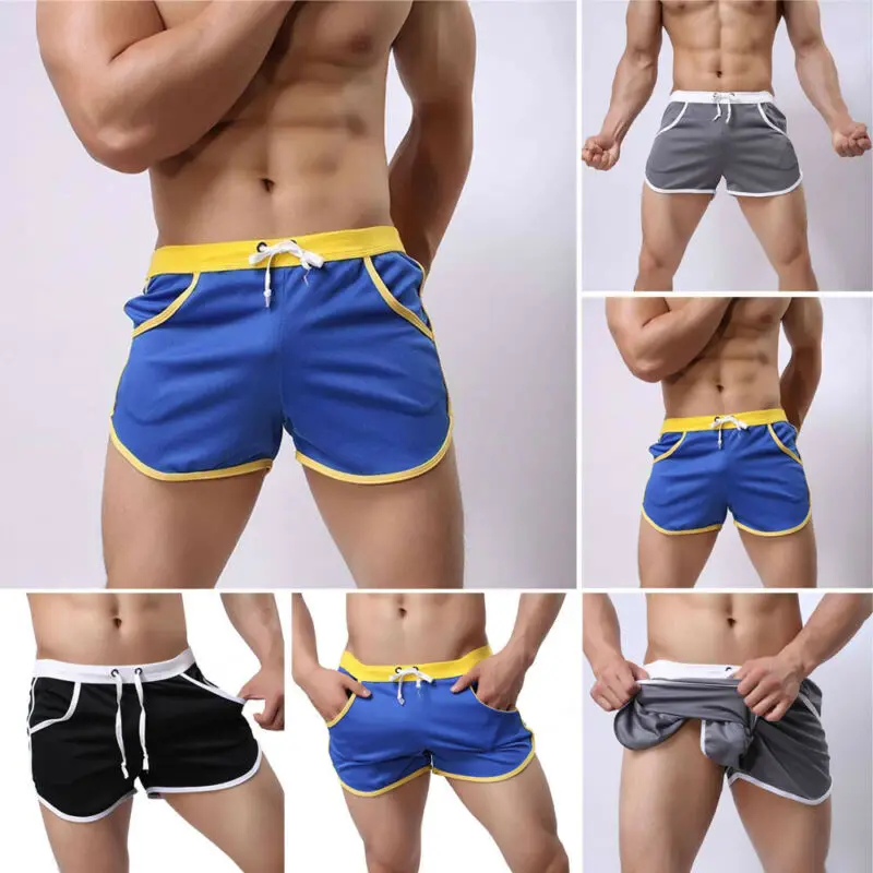 

Men Sport Shorts Run jogging Trousers Bodybuilding Sweatpants Training Fitness ShortS Men Gym Soccer Basketball short Pants