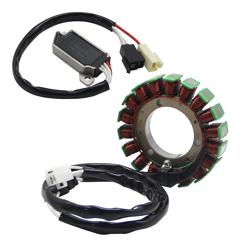 12v Regulator Rectifier and Motorcycle Stator Coil set For Yamaha XV400 XV500 XV535 XV535SVirago 42X-81960-A1 2GV-81410-20 | Автомобили и