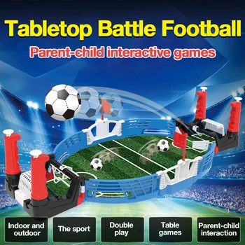 

Mini Tabletop Football Board Game Puzzle Double Battle Interactive Sport Match Machine Educational Party Game Toys For Kids