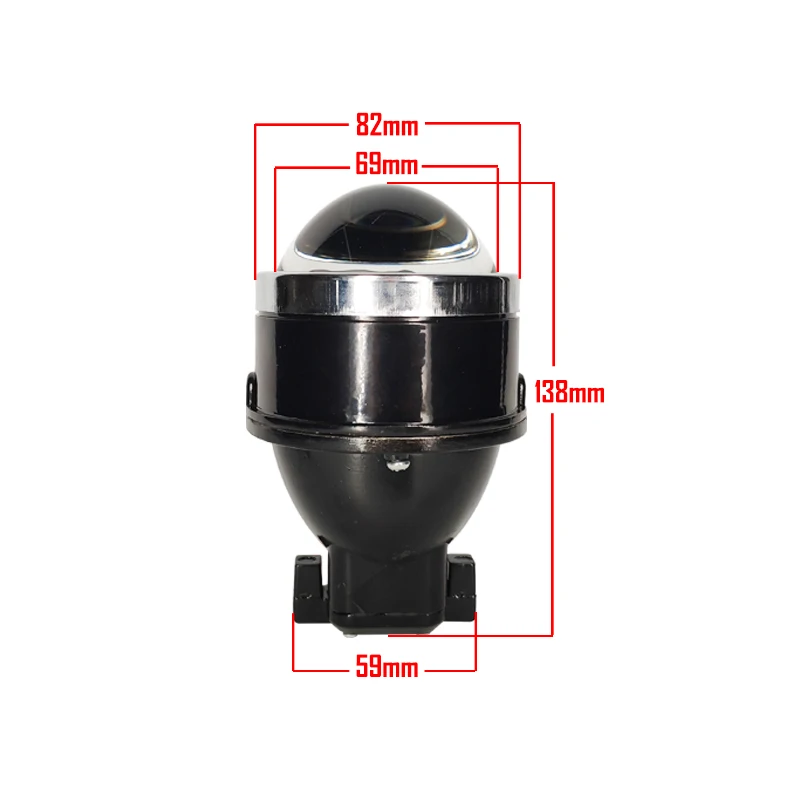 Автомобильный-Стайлинг 3,0 дюймов противотуманная фара би-ксенон объектив проектора голубое стекло модифицированный противотуманный светильник для SUBARU CITROEN DACIA FORD Peugeot, opel