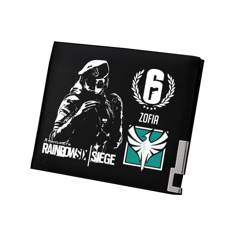 Tom Clancy's Rainbow Six Siege мужской короткий кошелек Pu кожаный кошелек игровой ID держатель для карт Подарочный кошелек сменный кошелек