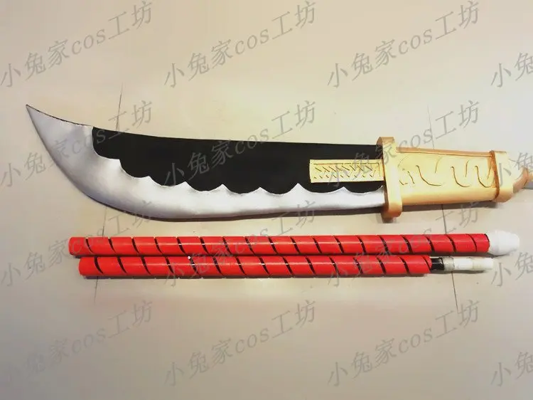 Anime ONE PIECE Whitebeard Edward Newgate Weapon Bisento Cosplay Replica  Prop PVC+Wood Halloween Christmas Cosplay Props